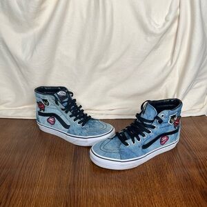 Vans Sk8 Hi Denim w/ Patches